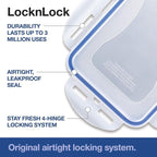 LOCK & LOCK Easy Essentials Food Storage lids/Airtight containers, BPA Free - Image 6