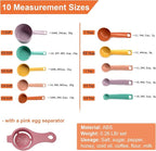 Plastic Measuring Cups and Spoons Set - Image 2