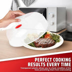 Flexzion 11.5 Inch Microwave Splatter Cover - Image 3