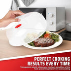 Flexzion 11.5 Inch Microwave Splatter Cover - Image 3