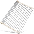 Tomorotec 17.7" x 12.5" Roll Up Dish Drying Rack Over Sink Drying Rack Sink by Tomorotec