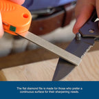 AccuSharp 4-in-1 Knife & Tool Sharpener, Coarse Tungsten Carbide Sharpening - Image 5