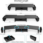 gianotter Dual Monitor Stand Riser, Desk Organizer - Image 6