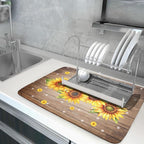 Summer Sunflower Bee Dish Drying Mat - Image 5