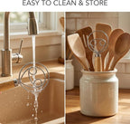 Danish Dough Whisk for Sourdough Bread, Stainless Steel Bread Dough Whisk - Image 5