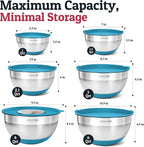 Priority Chef 6Pc Large Mixing Bowls - Image 2
