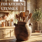 Havawish Rustic Kitchen Utensil Holder - Image 4