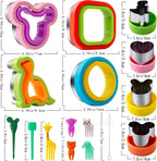 Sandwich Cutter for Kids Lunch 22 Pcs, Nifogo Sandwich Maker, Cookie Cutters - Image 6