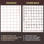 BRIOUT Cooling Rack for Baking, 16x10 Inches Baking Rack, Thick Wire Cookie - Image 4
