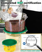 6QT NSF Round Food Storage Containers - Image 2