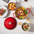 vancasso 6 QT Enameled Cast Iron Dutch Oven - Image 8