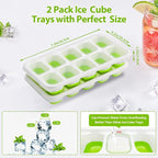DOQAUS Ice Cube Tray with Lids - Image 4