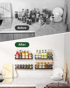 Doakhirmit 4 Pack Wall Mount Spice Rack - Image 7