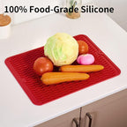 ZLR Silicone Dish Drying Mat & Heat Resistant Trivet - Image 9