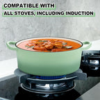 E-far 7QT Oval Dutch Oven Pot - Image 4