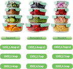 HOMBERKING 24pc Glass Food Storage Containers - Image 3