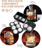 Dclobtop Ice Cube Trays, Silicone Ice Cube Molds - Image 3