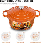 Miereirl 6 Quart Enameled Dutch Oven Pot - Image 2