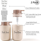 BosilunLife Apricot Soap Dispenser Set - Image 4
