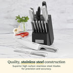 Cuisinart Stainless Steel Hollow Handle 15-Piece Cutlery Block Set, Kitchen - Image 2