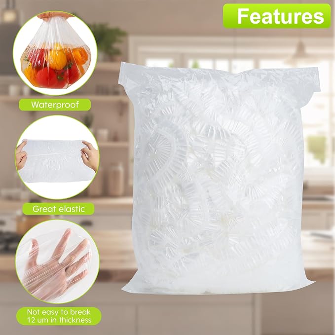 100pcs Extra Large Bowl Covers For Bread Proofing, Fits baking pans up to 13x18 - Image 3