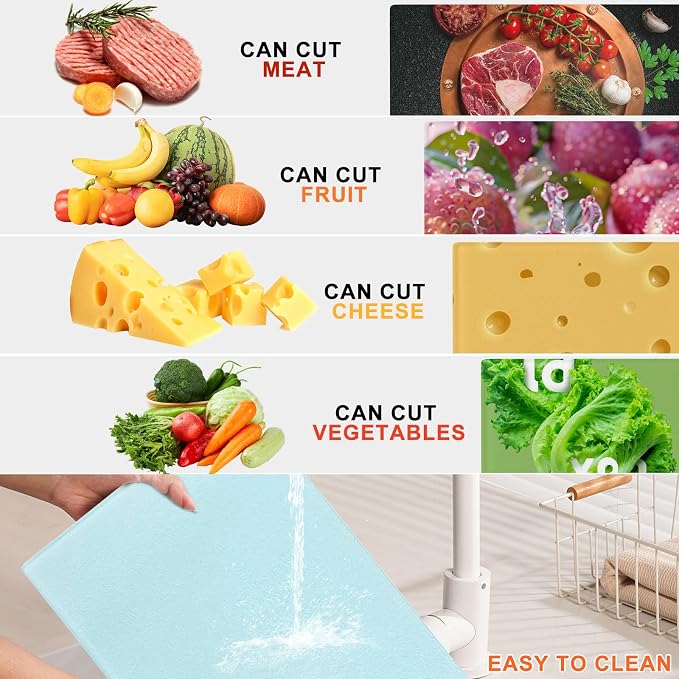 6Pcs Sublimation Cutting Board Blanks, 11x8 Inch Tempered Glass Sublimation - Image 5