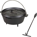 Stansport Pre-Seasoned Cast Iron Dutch Oven by Stansport