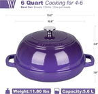 VORRINGARD Enameled Cast Iron Dutch Oven Pot - Image 2