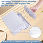 Paper Towel Dispenser Countertop, Large Capacity 200 Sheets, Non-Slip Base - Image 4