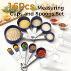16PCS Measuring Cups and Spoons Set, Measuring Spoon Set - Image 2
