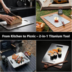 Titanium Cutting Boards for Kitchen, 100% Pure Titanium Cutting Boards - Image 8