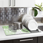 Findosom 2PCS 12" x 20" Dish Drying Mat & 24" x 5.5" Sink Splash Guard - Image 5