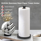 NearMoon Standing Paper Towel Holder, Kitchen Paper Towel Tissue Holder- - Image 3
