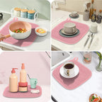 GeeRic Microfiber Dish Drying Mat, Super Absorbent Kitchen Dish Drying Pad - Image 5