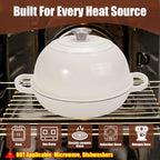 6QT Enameled Cast Iron Dutch Oven - Image 5