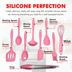 Chef Craft - Premium Silicone Kitchen Tools and Utensils Set, Non-Scratch - Image 4