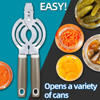 Jar Opener, Stainless Steel Jar Lid Opener, Easy Twist Bottle Opener - Image 3