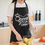 Funny Aprons for Women with Pockets, Kitchen Cooking Grilling Bbq Cute Chef - Image 3