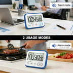 Digital Kitchen Timer Magnetic Loud Alarm, Large LCD Screen Silent/Beeping - Image 5