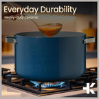Bakken 8.5 Quart Ceramic Coated Stock Pot - Image 7