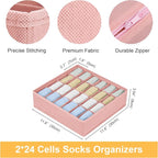 Joyoldelf Sock Organizer Drawer Organizer - Image 2