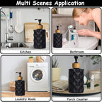 Black Glass Soap Dispenser Set - Image 5