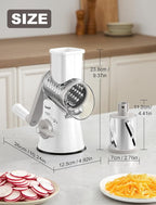Geedel Rotary Cheese Grater Vegetable Shredder - Image 5