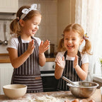 2 Pack Stripes Kids Apron, Kids Cooking Aprons - Image 5