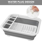Tiawudi Collapsible Dish Drying Rack, Pop Up Dinnerware Drainer, Portable Plate - Image 6
