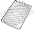 Large Set Baking Sheet and Cooling Rack Set, Bastwe 24L x 16W x 1H inch - Image 2