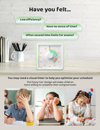 LIORQUE 60 Minute Visual Timer for Kids, Visual Countdown Timer for Classroom - Image 3