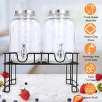 1 Gallon Glass Drink Dispensers - Image 3