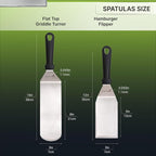 Metal Spatula Stainless Steel and Scraper - Image 9