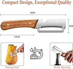 2 Pack 2 in 1 Multifunctional Vegetable Peeler, Sharp Stainless Steel Blade - Image 2